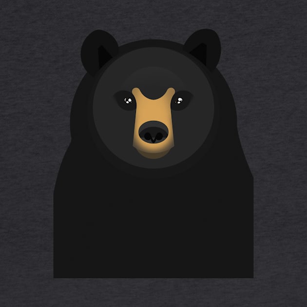 American black bear by Aline Eg